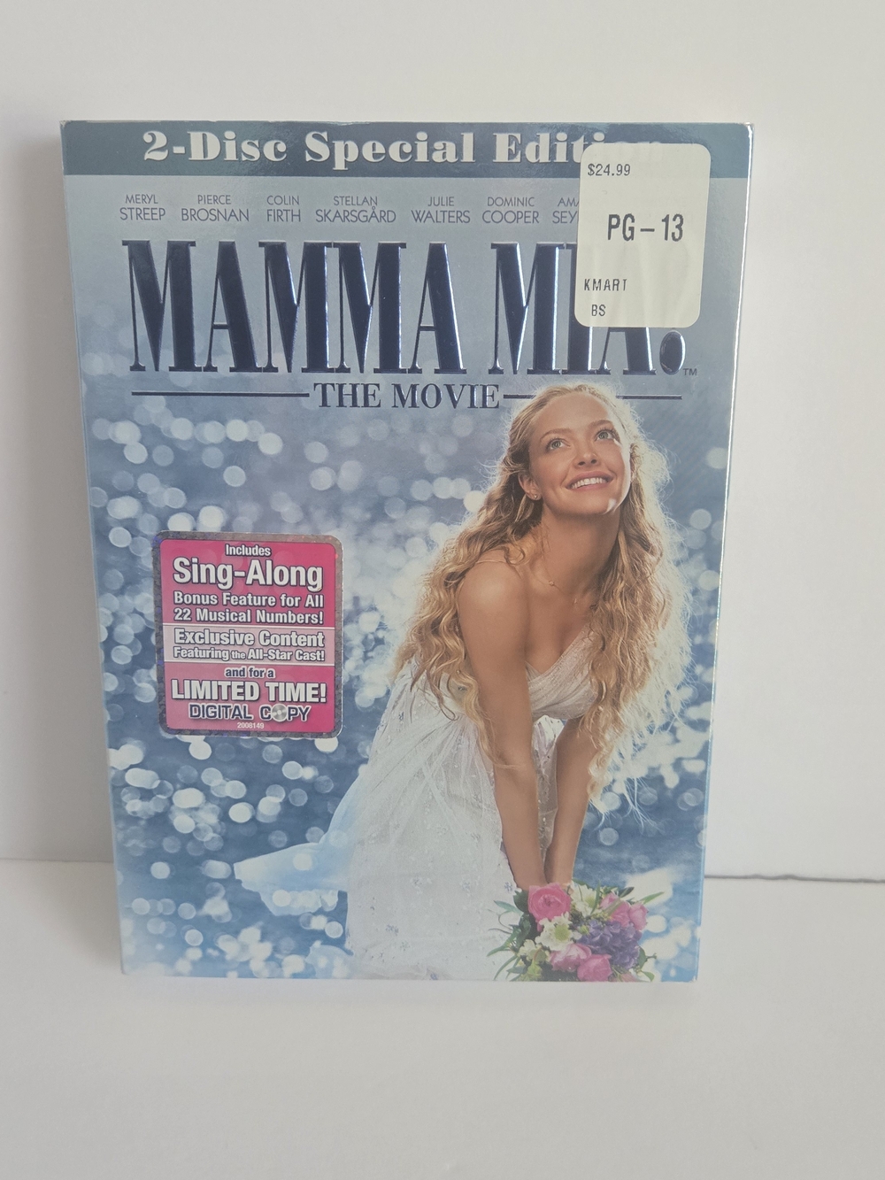 Mamma Mia (DVD, 2009, 2-Disc Set, Special Edition) Meryl Street, Pierce Brosnan